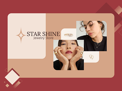 Star Shine Jewelry Store Concept concept design jewelry store ui ux uxui web web design