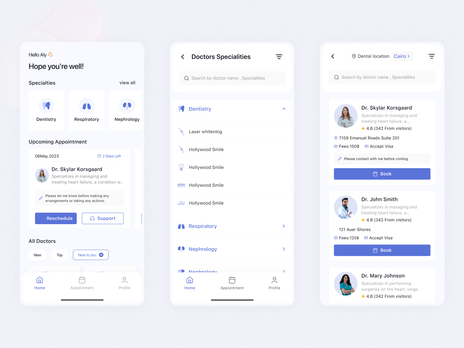 Doctor Appointment App 👨‍⚕️🩺 By Ali Yousry Ali On Dribbble