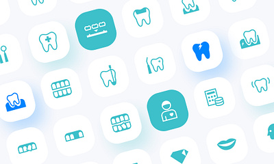 Dental Clinic Icons dental clinic dentist appointment healthcare icons medicine