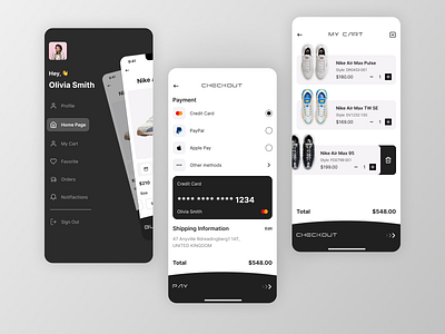 Redesign Concept Nike Mobile App branding design figma graphic design mobile mobile app store ui