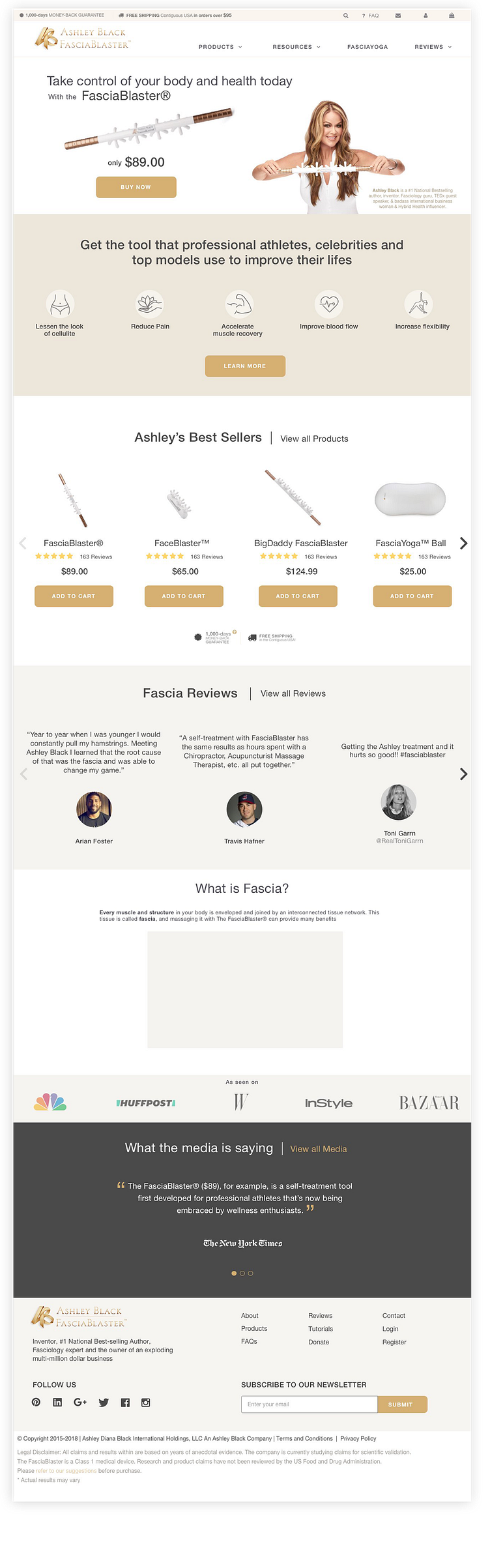 Ashley Black site by Laura on Dribbble