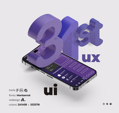 uiux 3d coreldraw graphic design mobile app photoshop ui uixux ux wireframe