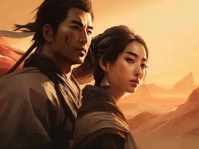 Farewell illustration poster