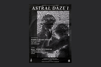 Astral Daze I - Festival Artwork. art bands design graphic design music poster poster art