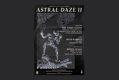 Astral Daze II - Festival Artwork. art bands design festival artwork festivals graphic design music poster poster art