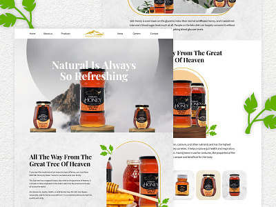 Naran Honey design illustration ui web design