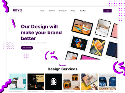 Hey Creative Design design graphic design ui web design