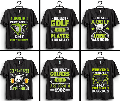 Golf T-shirt Design. branding customtshirtdesign design golf golfball golfclub golfplayer golftshirt golftshirtdesig graphic design illustration logo merchbyamazon printdondemand shirt sportsshirt tshirtdesign tshirts typography vector