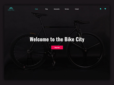 Bike City design graphic design ui web design