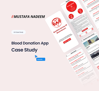 Blood Donation App- UI/UX Case Study app branding design graphic design icon illustration logo motion graphics ui ui design uiu userinterfacedesign ux vector web website