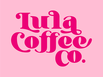 Lula Coffee Company branding coffee design flat graphic design icon illustration logo logomark minimal typeface typography vector wordmark