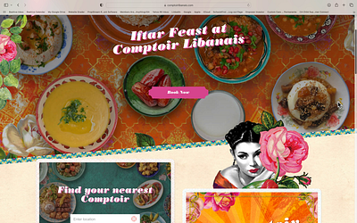 Comptoir Libanais Custom Website & App animation branding custom software design graphic design illustration logo ui ux vector