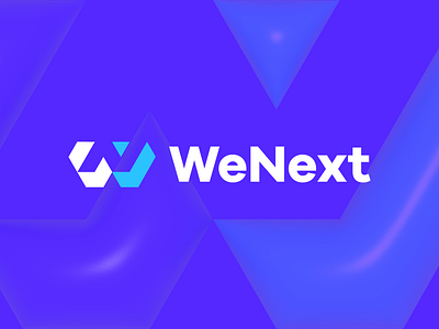 WeNext Logo animation app bold brand brand identity branding design graphic design icon illustration logo logo design logo mark minimal modern typography ui ux vector