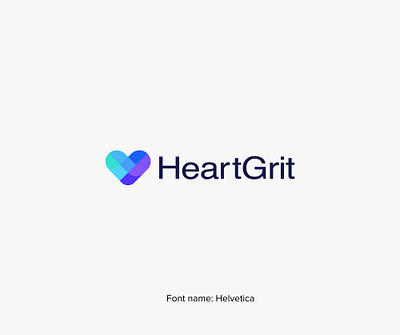 Heart Grit Logo design clean design logo minimal minimalist modern simple simple clean interface