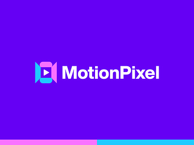 MotionPixel Logo Design - Video editing software brand abstract logo brand identity branding business logo digital agency graphic design logo logo design logodesigner logotype minimalist modern logo motion graphics music software startup tech theater video web