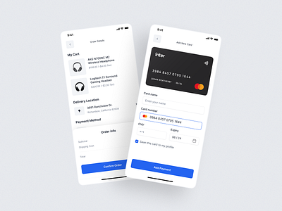 Checkout App checkout credit card design form mobile pay ui ux