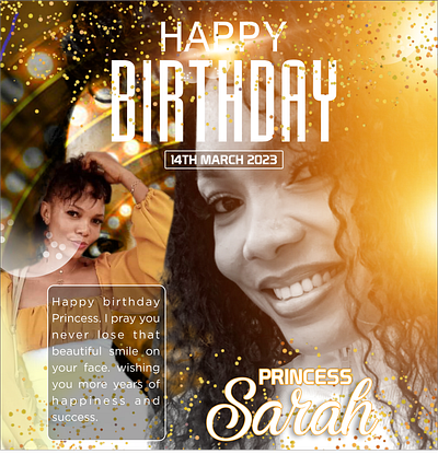 Birthday Gift Social Media Post graphic design