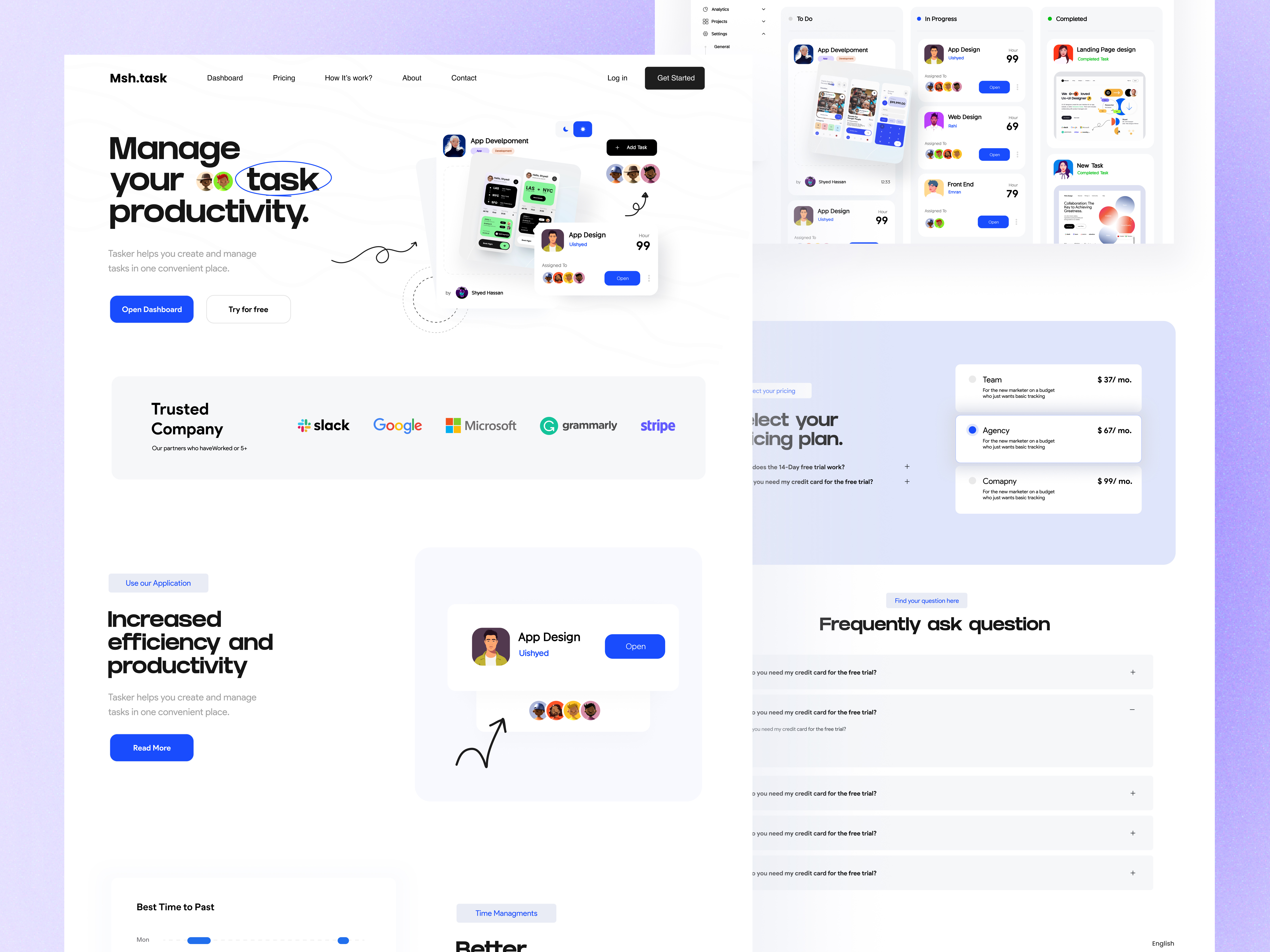 Example of Website Design   UI/UX Design