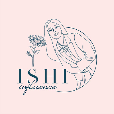 Logo ISHI Influence branding graphic design influence logo