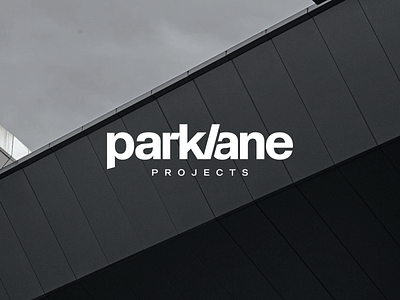 Parklane Project branding building design graphic design icon illustration logo logotype management minimalist park project realestate symbol vector visual visualidenity wordmark