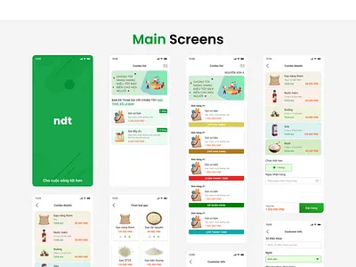 Groceries App app ui ux