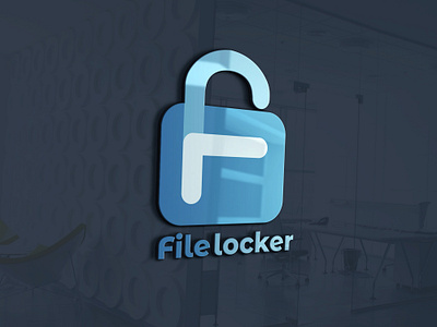 File Locker Logo branddesigner brandidentity branding brandingdesign brandinginspiration design graphicdesign graphicdesigner illustration logo