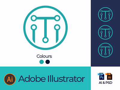 Trochaic Electronics Logo Design brand design