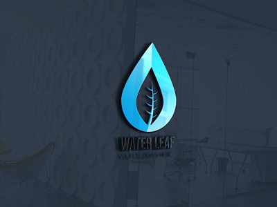 Water Leaf Logo branddesigner brandidentity branding brandingdesign brandinginspiration design graphicdesign graphicdesigner illustration logo