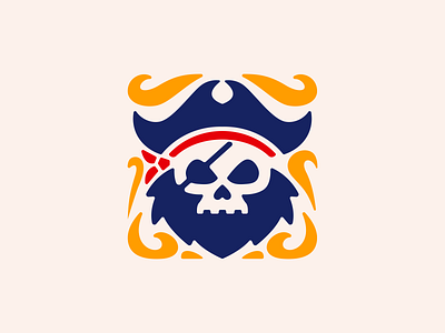 Pirate brand branding design graphic design illustration logo logodesign logodesigns pirate ui vector