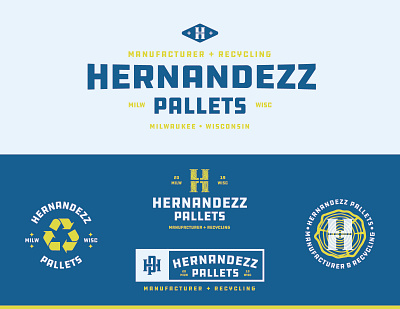 Wood Pallets Project branding design graphic design logo vector