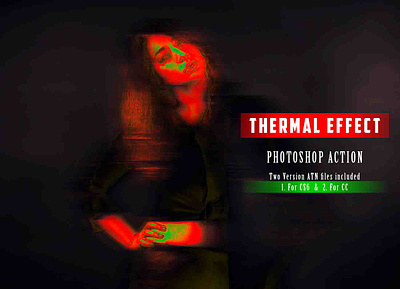 Thermal Effect Photoshop Action photoshop tutorial
