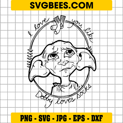 Dobby Harry Potter SVG dobby harry potter svg svgbees