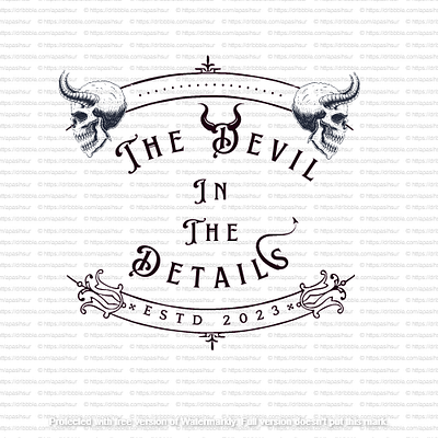 Logo for a start-up design company design devil graphic design logo vector vintage vintage devil