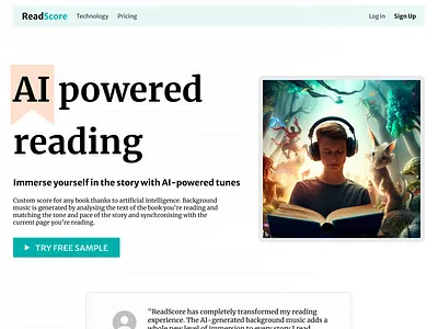 DailyUI #3 - Landing Page ai dailyui dailyui3 figma landing landing page ui uidesign ux uxdesign