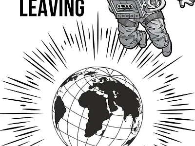 Earth exodus app branding design exodus graphic design illustration leaving logo moon bound typography ui ux vector