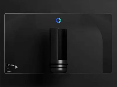 Visual concept concept dark theme interaction landing motion graphics uxui