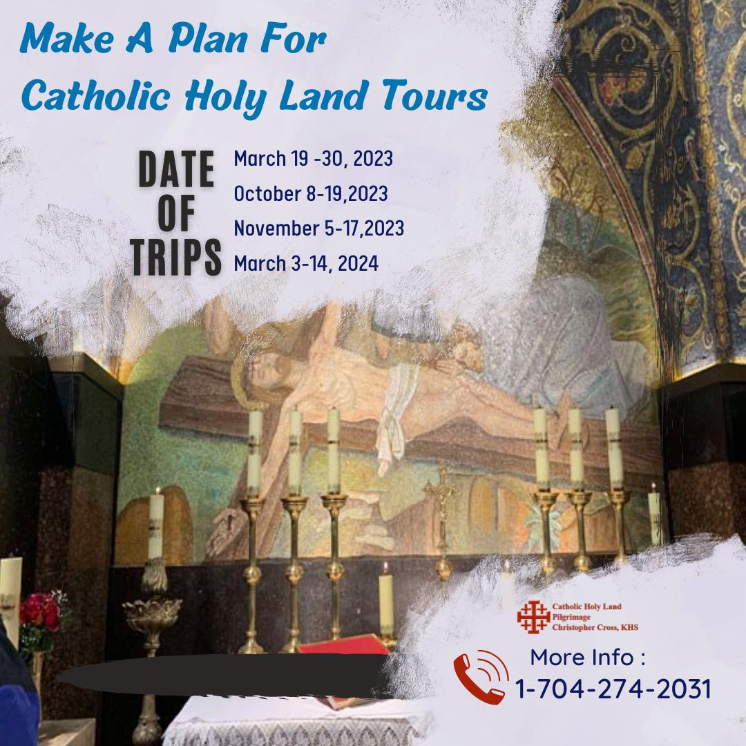 Make A Plan For Catholic Holy Land Tours by Catholicholyland on Dribbble