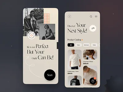 Fashion Ecommerce Mobile App creative design design art minimal design ui ux