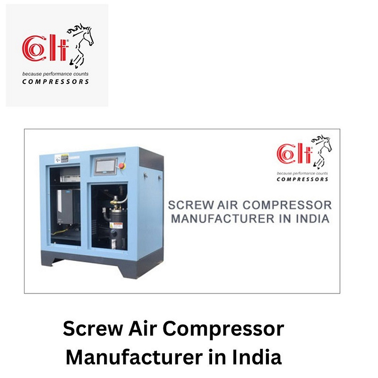 Screw Air Compressor Manufacturer in India by Colt Group on Dribbble