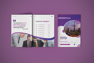 Company Profile Design annual report branding brochure business proposal company profile flyer graphic design
