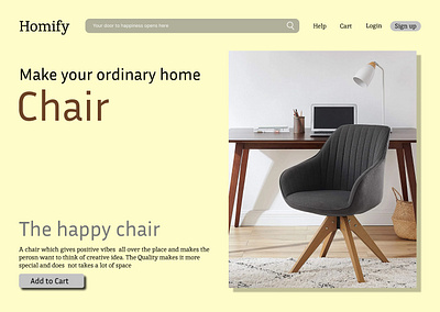 Homify- Furniture App UI design figma ui uidesign website