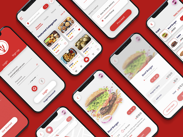 Restaurant App UI Design by Nibir Imtiaz on Dribbble