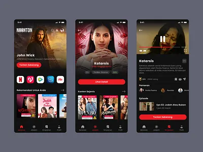 Movie App Case Study design graphic design mobile simple ui user interface