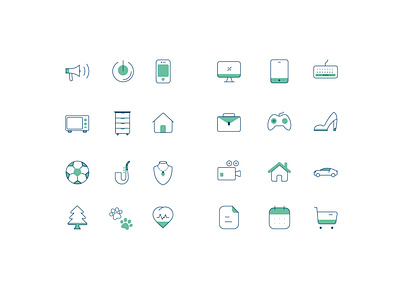 household & Jewelry app branding design flat icons graphic design icon design icons illustration logo motion graphics ui