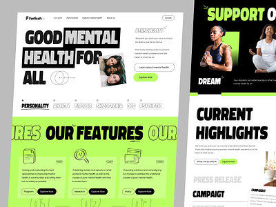 Forlicsh - Mental Health anxiety branding design graphic design illustration logo mental health minimalist support typography ui website