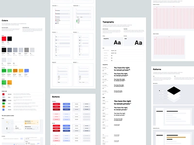 VirtualShield: Design System android colors colors usage components design system dropdowns grid icons inputs ios library red styleguide typography ui ui components virtualshield web