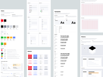 VirtualShield: Design System android colors colors usage components design system dropdowns grid icons inputs ios library red styleguide typography ui ui components virtualshield web