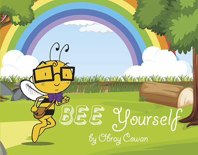 "BEE Yourself" by Obray Cowan abstract art art artbyo artist bee yourself child book colouring book design illustration logo north carolia tattoo art