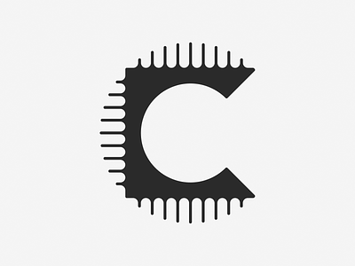 C mark! brand branding c chip circuit cpu design icon illustration letter lettermark logo logo design mark micro monogram ship symbol tech type