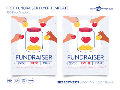 Free Fundraiser Flyer Template event events flyer flyers free freebie fundraiser photoshop print psd template templates